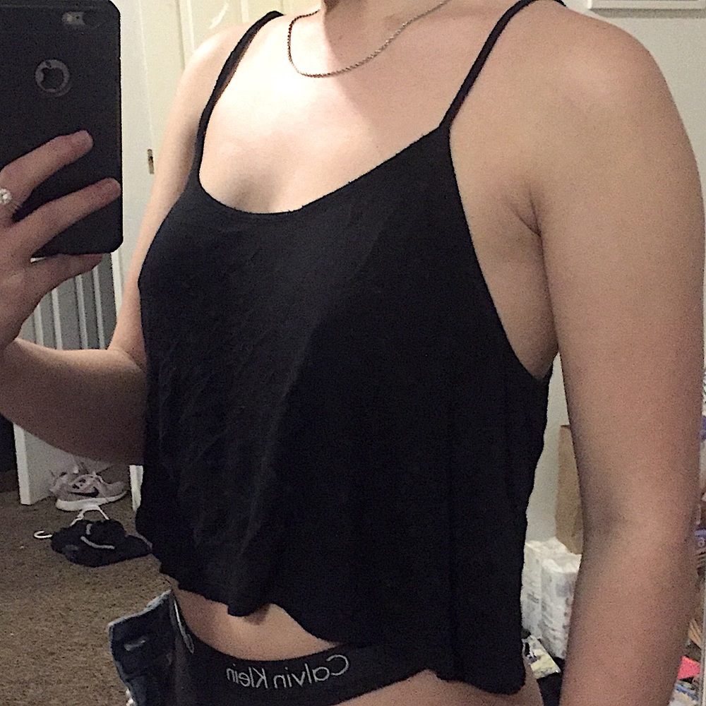 Flowy Black tank top